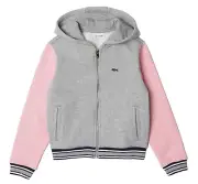 LACOSTE GRAY PINK LACOSTE SWEATER KIDS SJ3128 J4H