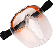 Yechiry Grinding Face Shield, Windproof Anti Impact & Fog Safety Face Shield for Grinding and Cutting Industrial Use, Snap on Lens, Detachable Design