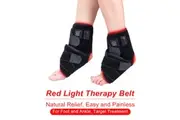 1PCS Red Light Therapy Foot Ankle Strap,660nm & 850nm Light Therapy for Feet Leg Wrist Pain Relief,Red Light Wrap Infrared Lamp Pad