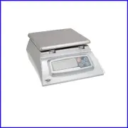 Compact Digital Food Scale KD8000 with Backlit Display & Gunk Shield - Silver