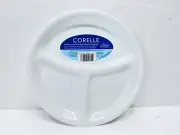 1 Plate Dish Corelle Livingware Divided Dish Winter Frost White (Brand New)