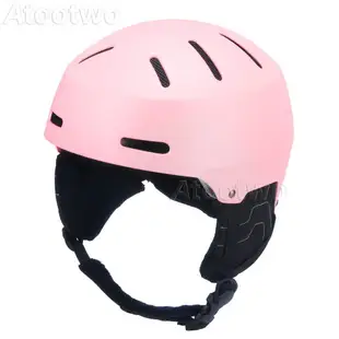 滑雪頭盔成人兒童款單雙板頭盔戶外運動新款頭盔保暖透氣個性頭盔