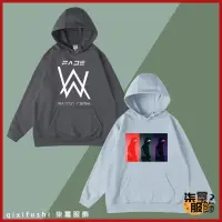 在飛比找蝦皮購物優惠-【柒璽服飾】現貨 新款帽T 艾倫沃克春秋男女情侶寬松嘻哈ov