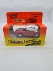 New And Sealed VINTAGE MATCHBOX Superfast #43 Ford MUSTANG COBRA RED CAR DIECAST