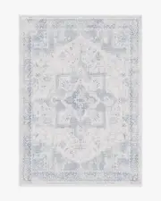 150' x 215' | Machine Washable Runner Rug | Kid & Pet Friendly | Indoor Rug | Kira Soft Blue Rug | Ruggable