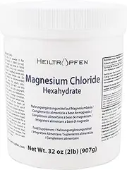 2 Pounds Magnesium Chloride, Hexahydrate, Pharmaceutical Grade, Crystal Powder, Pure Ph. EUR, BP, USP, 100% -