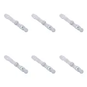 6PK Dreambaby Ezy Check Strap Latch Child/Toddler Cabinet Safety Lock 25cm White