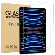 (2 Pack)Apple iPad Pro 12.9 Tempered Screen Protector for 12.9 inch 2022/2021/18