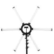 BOOC Selfie Ring Light with Flexible Mobile Phone Holder Bracket Lazy Desk (BC-WEBCAMSTAND-DOUBLE)