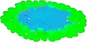 Labymos 300Pcs Glowing Rocks Outdoor Glow Decorative Stones Garden Yard Lawn Luminous Pebbles