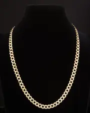 14K Italian Gold Cuban Miami Link Necklace