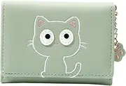 [BESPORTBLE] Kitten Coin Purse Wallet Small Change Purse Zipper Bag Card Case for Women