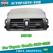 For Toyota Corolla 2008-2012 2013 20Pcs Center Dash A/C Outlet Air Vent Panel (for: Toyota)