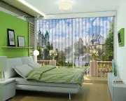 3D Landscape 8 Blockout Photo Curtain Printing Curtains Drapes Fabric Window AU