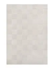 JONATHAN Y Thea Modern Geometric Checkerboard High-Low Area Rug