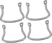 4pcs Removable Stainless Steel Pot Handles Scald Double Side Replacement for Cookware Easy to Install and Durable for Pressure Cookers and Woks