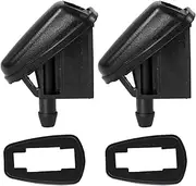 ZAPYVET 2Pcs Lot Front Windshield Wiper Washer Jet Nozzle, for Ford, Galaxy MK 3 2006-2015 BM5117666AA windscreen Washer Jet Automotive Wiper Spray Nozzle
