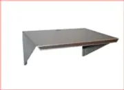 Microwave Aluminum Wall Mount Shelf- 18" x 24" x 12" - Restaurant -Food Service