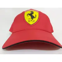 在飛比找蝦皮購物優惠-Ferrari cap crest emblem red 法