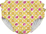 i play. Mix & Match Ruffle Snap Reusable Absorbent Swimsuit Diaper-Yellow Fiesta Geo 3T (2-3yrs)