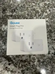 New 2 Pack Govee Smart WiFi Plug Works With Alexa & Google Assistant H5080