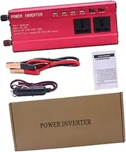 Mikinona Power Converter Heavy Duty Wheels USB Inverter Car Inverter Automotive Inverter Removable Door Stickers Digital Door Stickers Charging Inverter Invertor Power Inverter for Car