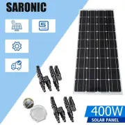 12V 400W Solar Panel Mono 400 Watt Fixed Caravan Camping Power Battery Charging