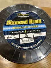 Momoi Diamond Braid Generation III Hollow Core Line 600 Yards 200lb Test Blue