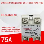 DC Control AC Enhanced Voltage Single Phase Solid State Relay SSR-75DA-H 75A