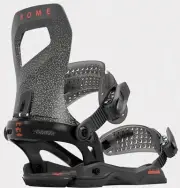 Rome Guild Snowboard Bindings, Small (Womens US 6.5-8.5), Black Speckle New 2024
