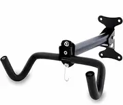 Bike Wall Mount Storage Rack, Space Saving Bracket Hook, Black