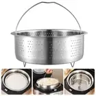 Insert Steamer Pot Food Steamer Basket Stainless Steel Food Rack Kitchen