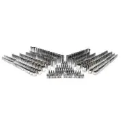 Husky SAE/Metric Master Socket Set 1/2", 1/4", 3/8"Drive Low Profile (347-Piece)