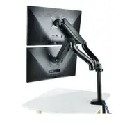 Dual Arm Monitor Stand two USB Ports HD LED LCD TV Holder Spring Desk Mount