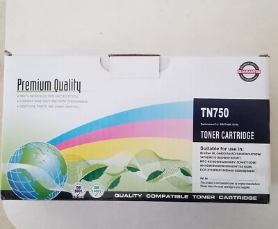 1× TN750 Toner Cartridge For Brother HL-5440DN HL-5445D HL-5450DN 5470DW 6180DW