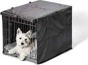 Snooza Dog Crate Cover, Grey, Large