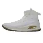Under Armor Curry 4 Retro Middle Cut Sneakers Shoes Us 10 White 12983