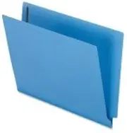 Esselte End Tab Folder - Letter - 8.50 X 11 - 0.75 Expansion - 2 X Fastener - 50 / Box - 11 Pt. - Blue - Sfi Compliance