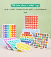 Pop Push It Bubble Fidget Toy Hard Shell Stress Relief Sensory Special Needs