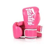 [Free Shipping]FAIRTEX-BGV14 Microfibre Boxing Gloves Muay Thai MMA Sparring - Pink/Black