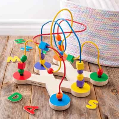 Kids toys - Classic Bead Maze Wooden Educational Toy Melissa & Doug