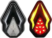 Motorcycle Indicators Turning For S&uzuki 12V Motorcycle Flush Turn Signal Light LED Lamp Diamond Indicators Flasher Blinker Amber Running