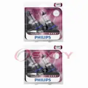 2 pc Philips High Low Beam Headlight Bulbs for Mitsubishi Cordia Mirage kb (for: Mitsubishi)