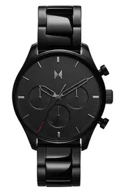 MVMT Airhawk Pilot Bracelet Watch, 42mm in Black at Nordstrom One Size