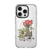 iPhone 16 Pro Clear Case MagSafe Compatible Big Plants Tiny Baby by PIKARAR