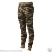 Croft & Barrow Long Underwear Thermal Pants ~ Size XXL ~ Green Camouflage ~ NWT