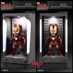 頑聚同樂會marvel 漫威 MEA015 MEA022 鋼鐵人3 Ironman 裝甲格納庫 終局之戰 格納庫 正版