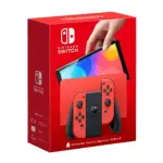 【NINTENDO 任天堂】SWITCH OLED款式 亮麗紅主機(台灣公司貨)