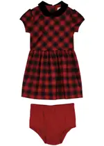 Polo Ralph Lauren Kids Checked Stretch-jersey Dress and Bloomers set (3-14 Months) - Red - 6 Months (6 Months) 6 MONTHS (6 months)