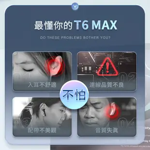 MEES T6 Max 無線藍牙耳機 Bluetooth 運動 防水 耳機 觸控 無線耳機 電競耳機 蘋果安卓可用